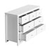 Nico Collection Convertible 4-in-1 Crib and Dresser | White