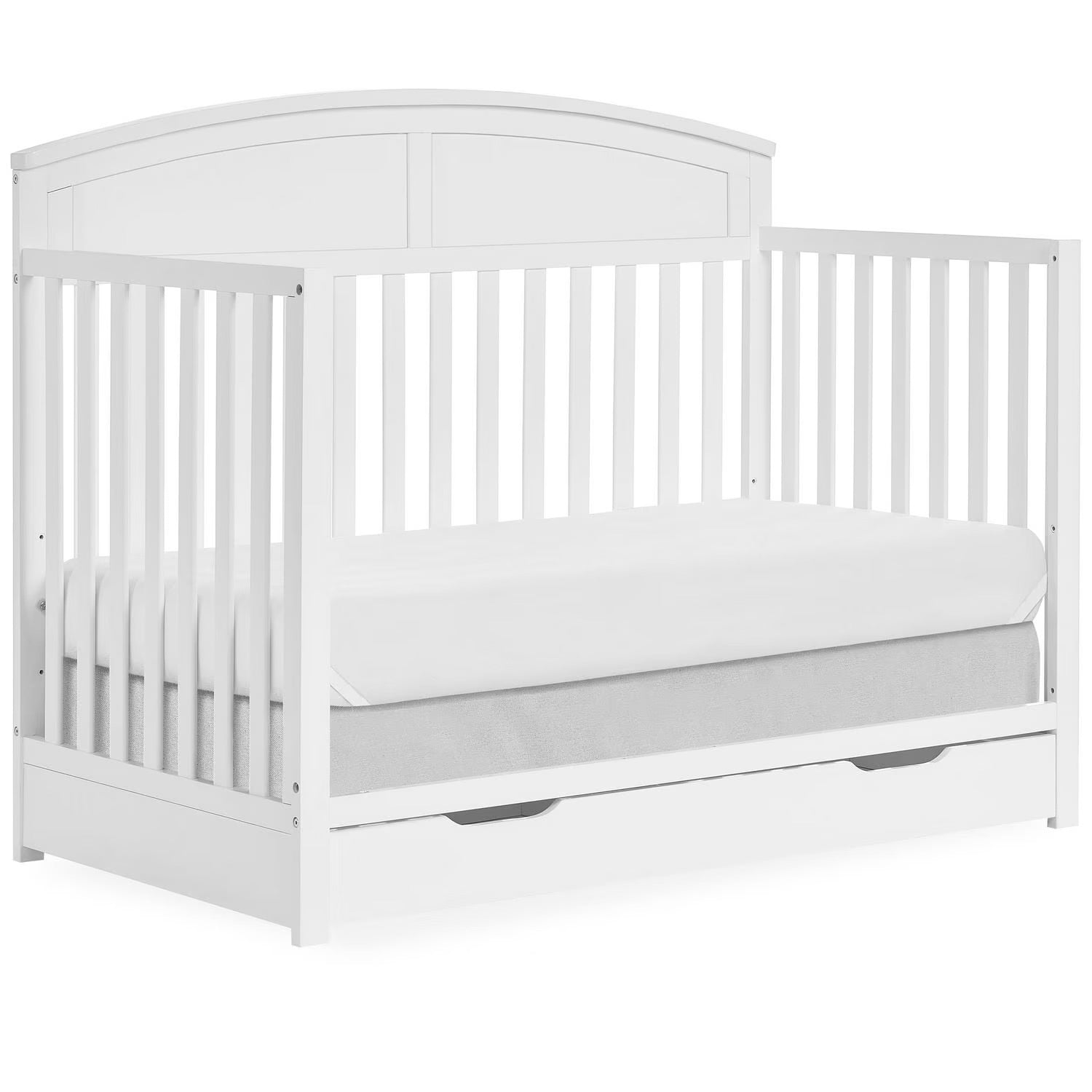 Nico Collection Convertible 4-in-1 Crib and Dresser | White