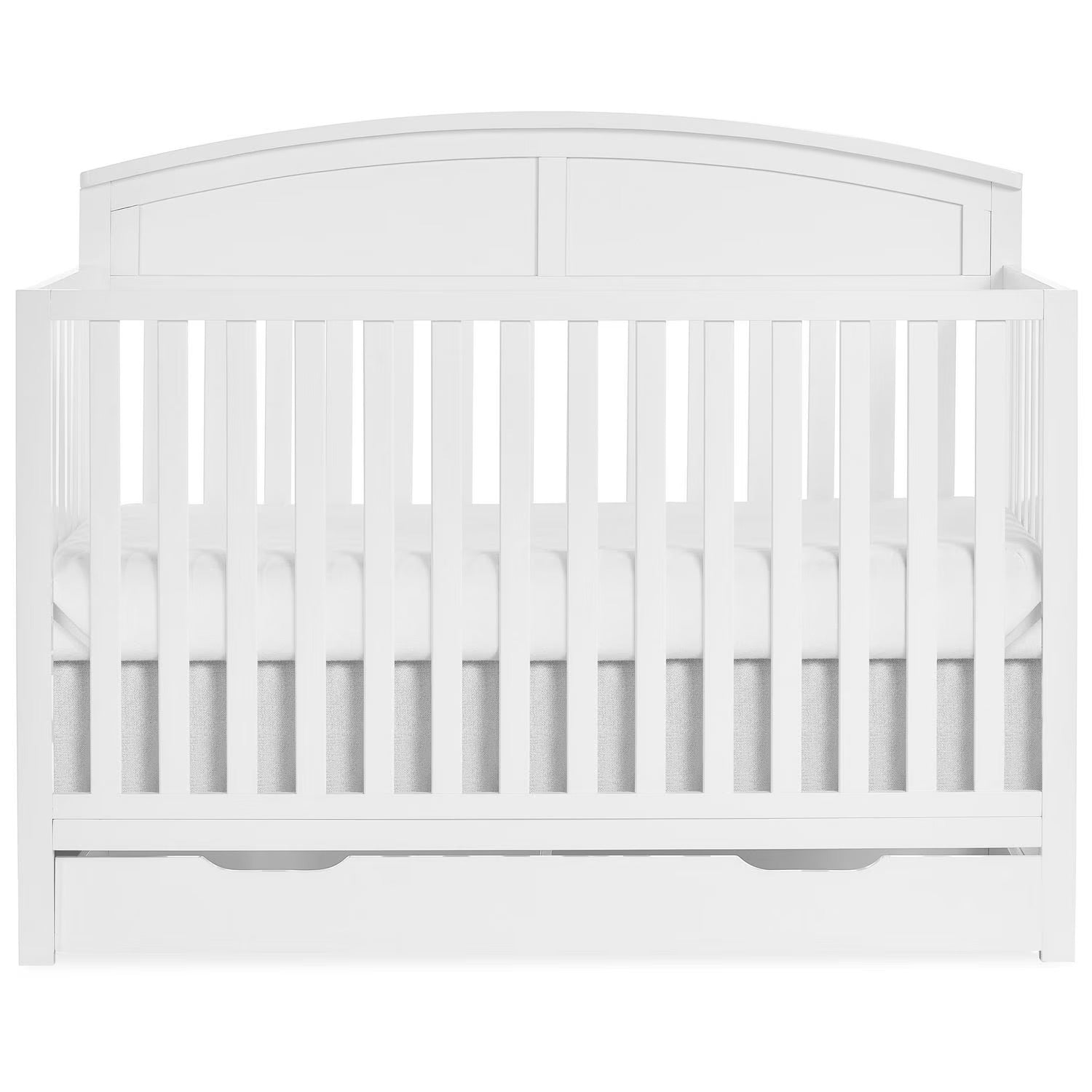 Nico Collection Convertible 4-in-1 Crib and Dresser | White