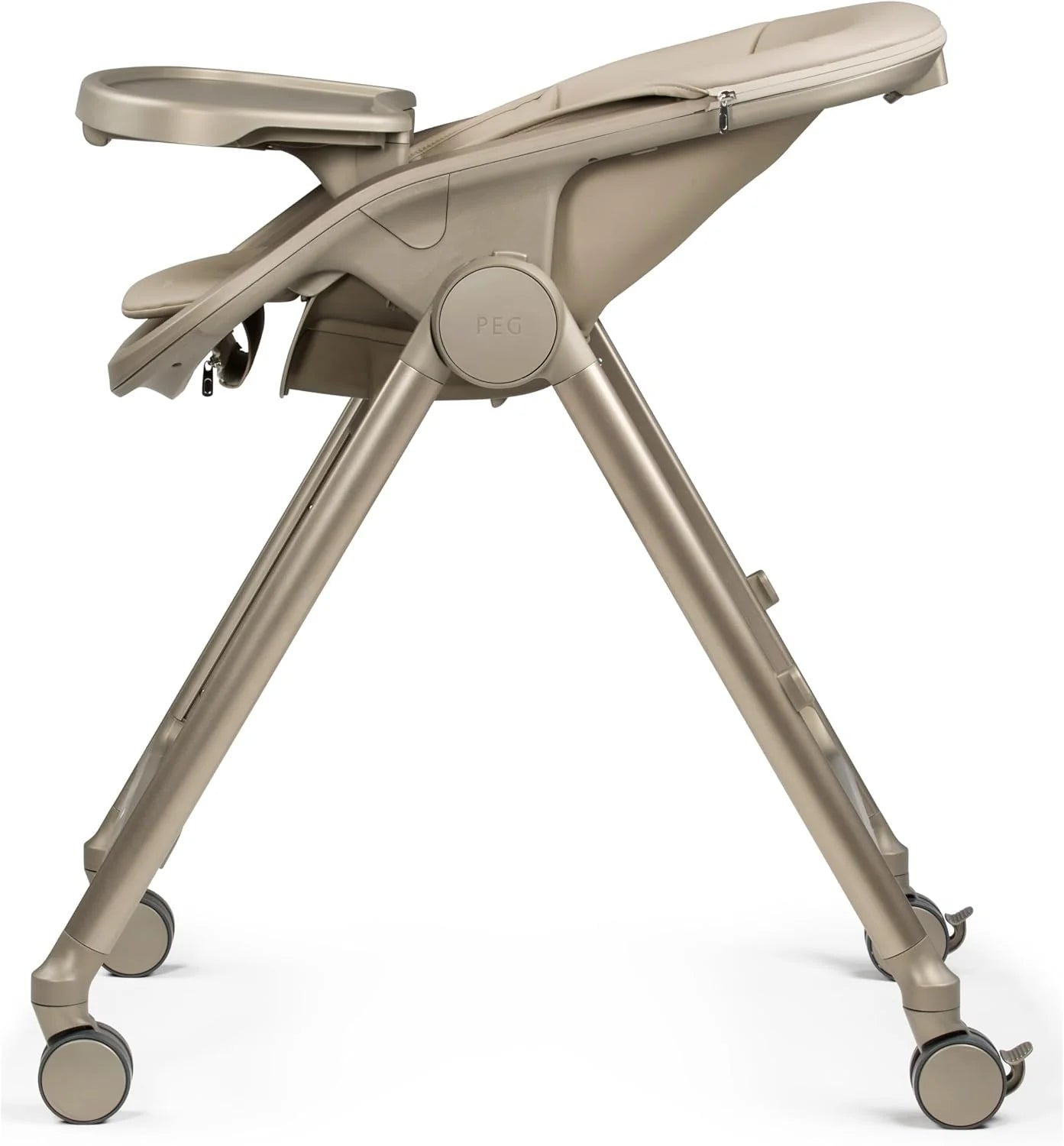 Peg Perego Living High Chair & Recliner | Adjustable & Foldable | Made in Italy | Space Sand