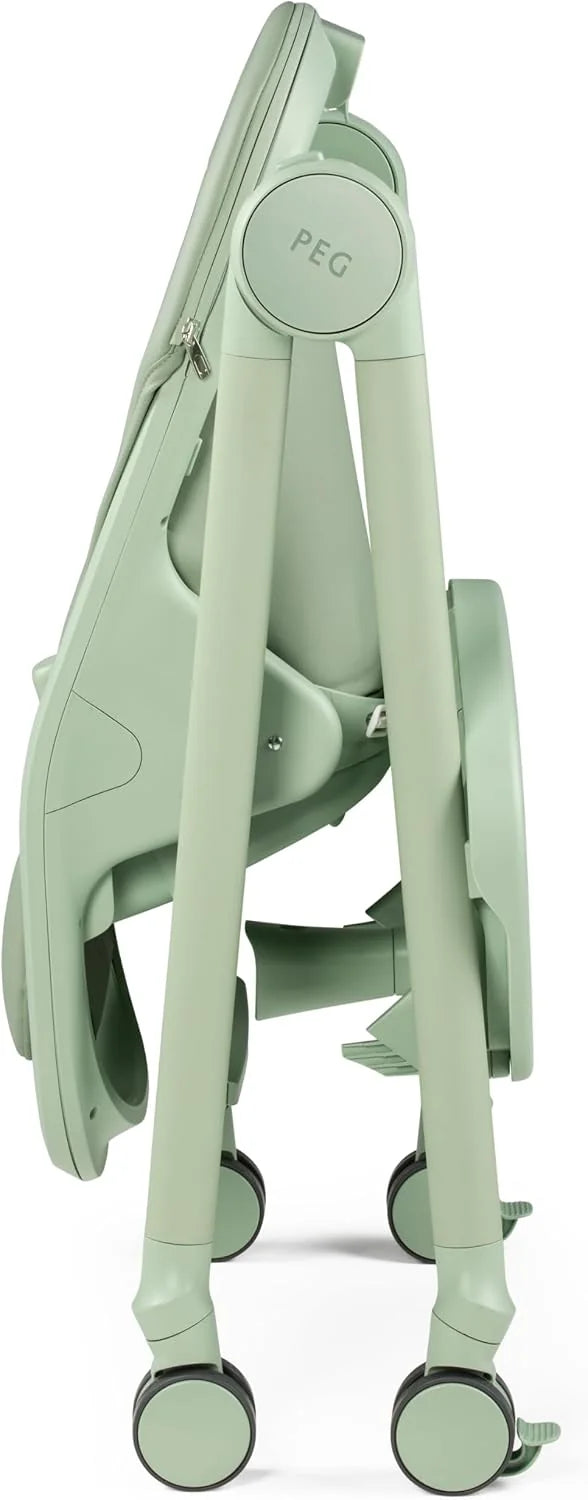 Peg Perego Living High Chair & Recliner | Adjustable & Foldable | Made in Italy | Sage