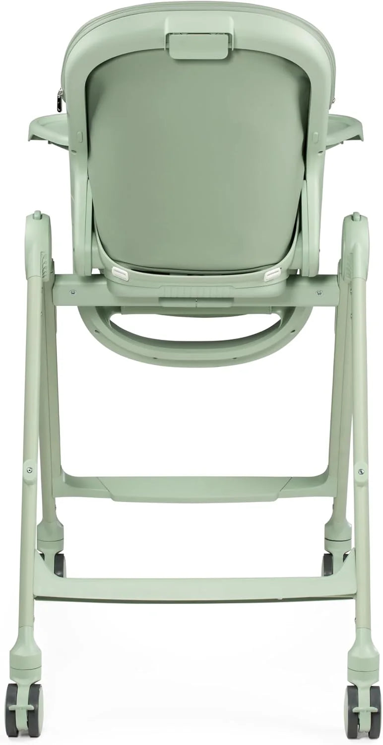 Peg Perego Living High Chair & Recliner | Adjustable & Foldable | Made in Italy | Sage
