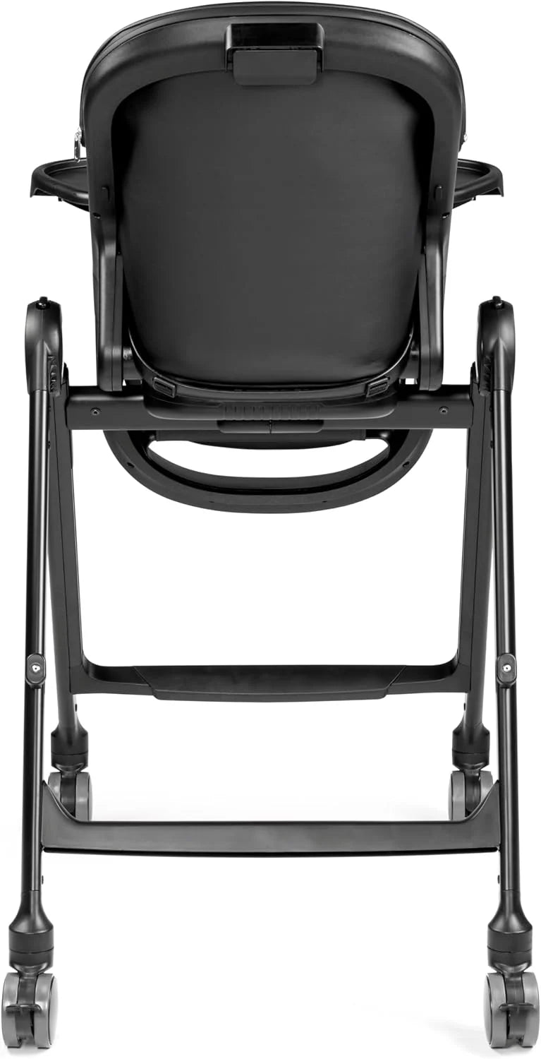 Peg Perego Living High Chair & Recliner | Adjustable & Foldable | Made in Italy | True Black