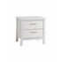 Picasso Two Drawer Night Stand | White