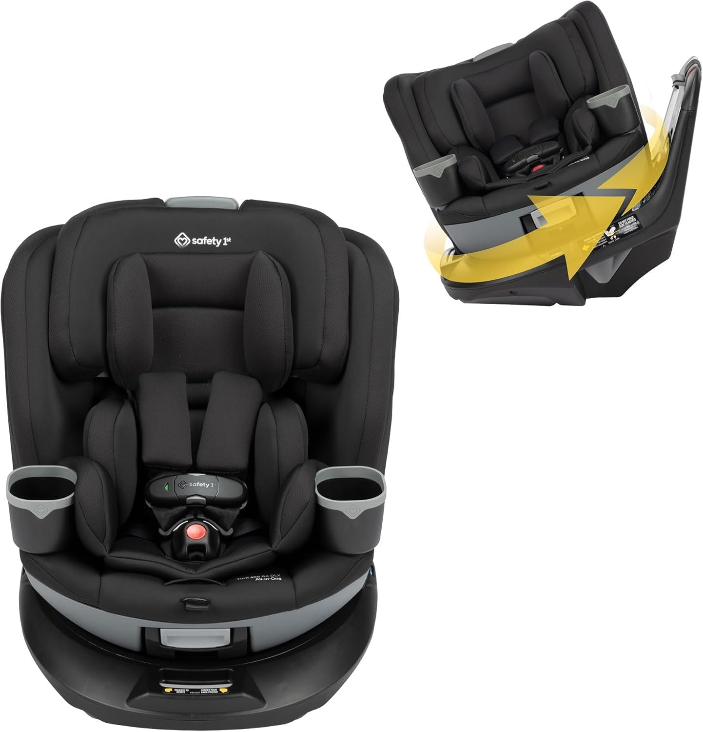 Safety 1st Turn and Go 360° DLX Rotating All-in-One Convertible Car Seat | Hexagon Horizon