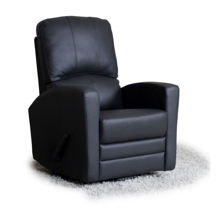 Kayla Glider Recliner Chair | Dark Grey