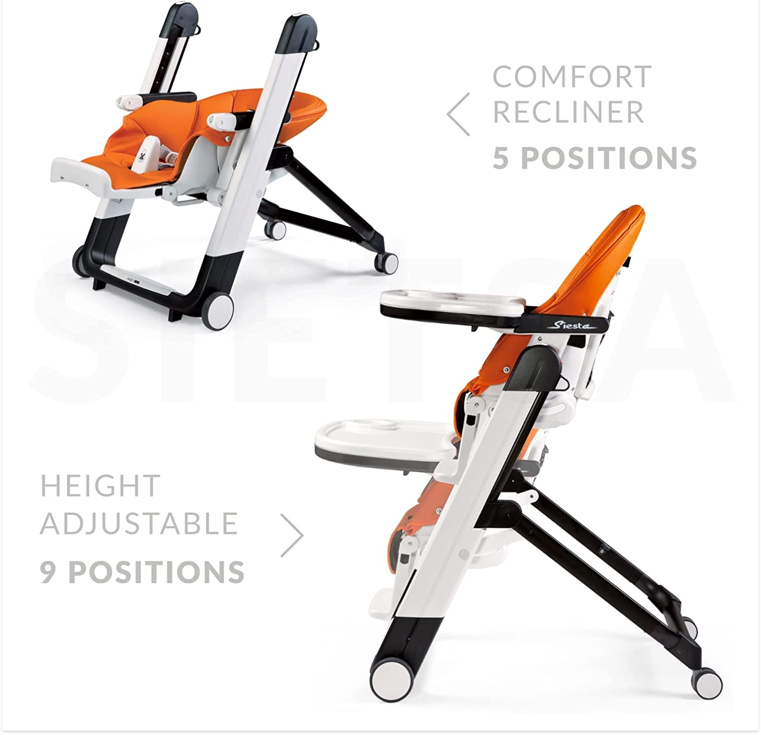 peg perego reclining high chair Peg Perego Siesta High Chair