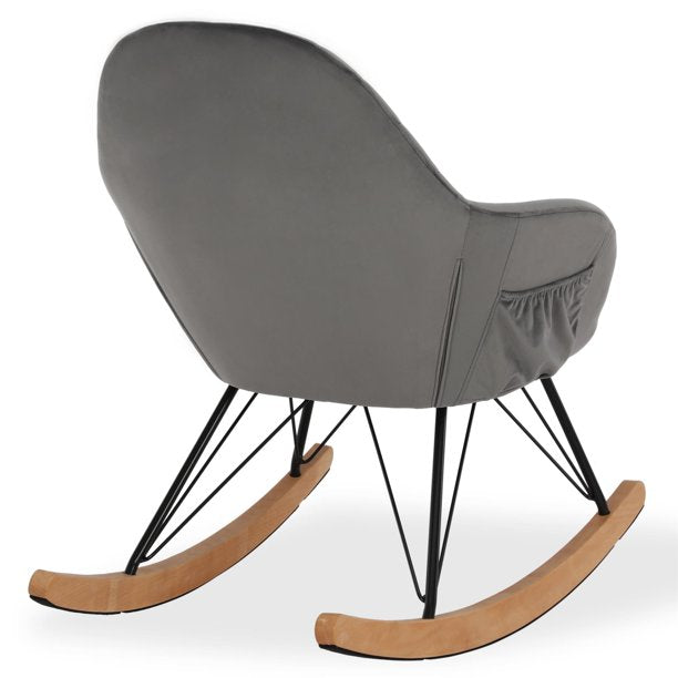Alain Rocker Chair | Grey