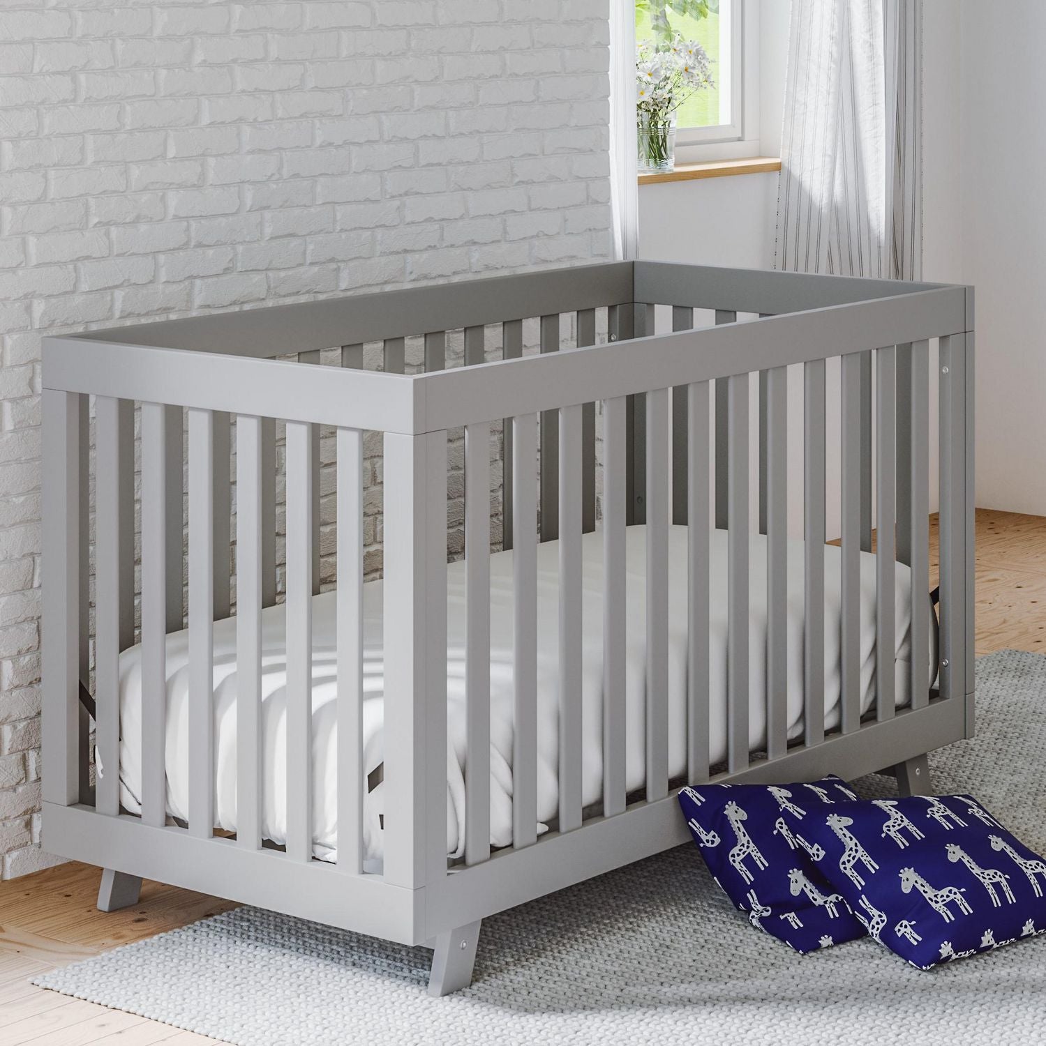 3-in-1 Convertible Crib Cassie | Grey