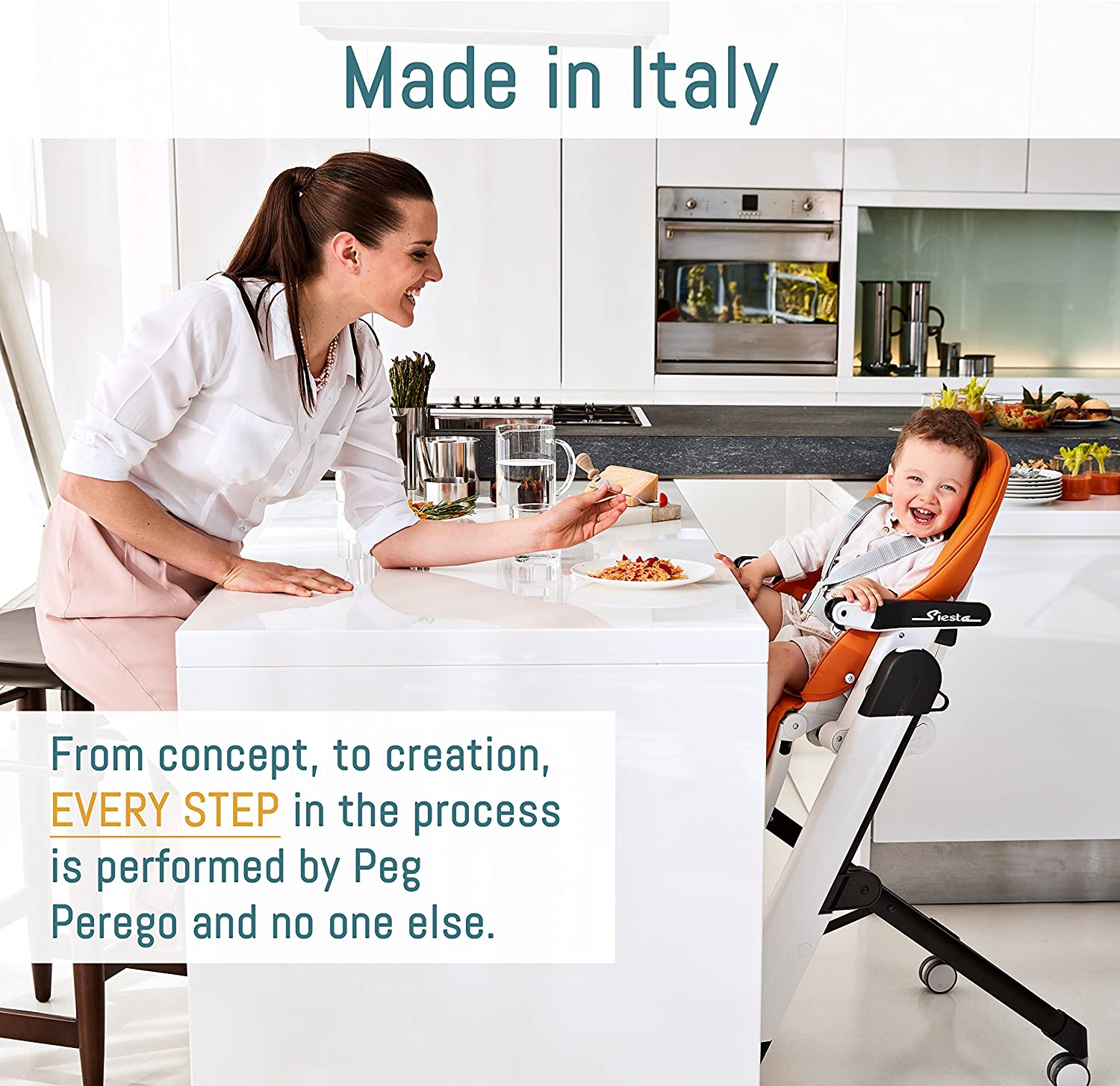 peg perego siesta arancia Peg Perego Siesta High Chair