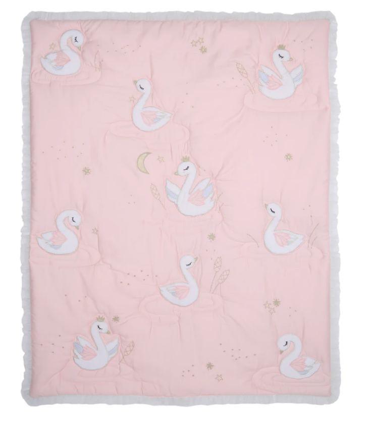 3-Piece Bedding | Pink Swan