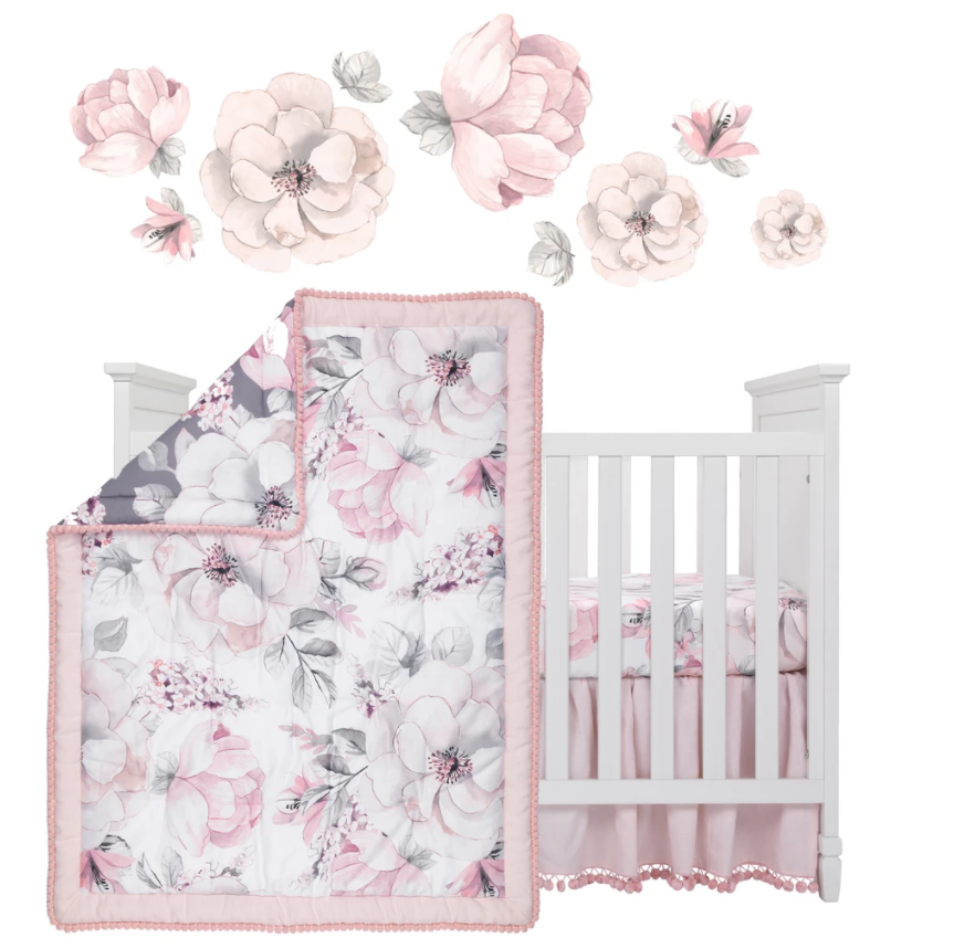 4-Piece Bedding Set | Flower Baby