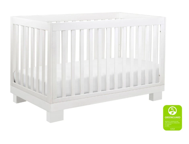 Caspian 4-1 Convertible Crib | White