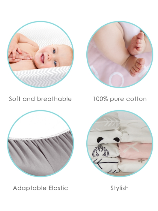 Kushies Changing Pad Cover Pink XO 3 Bambino Furniture