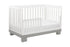 Caspian 4-1 Convertible Crib | White + Grey