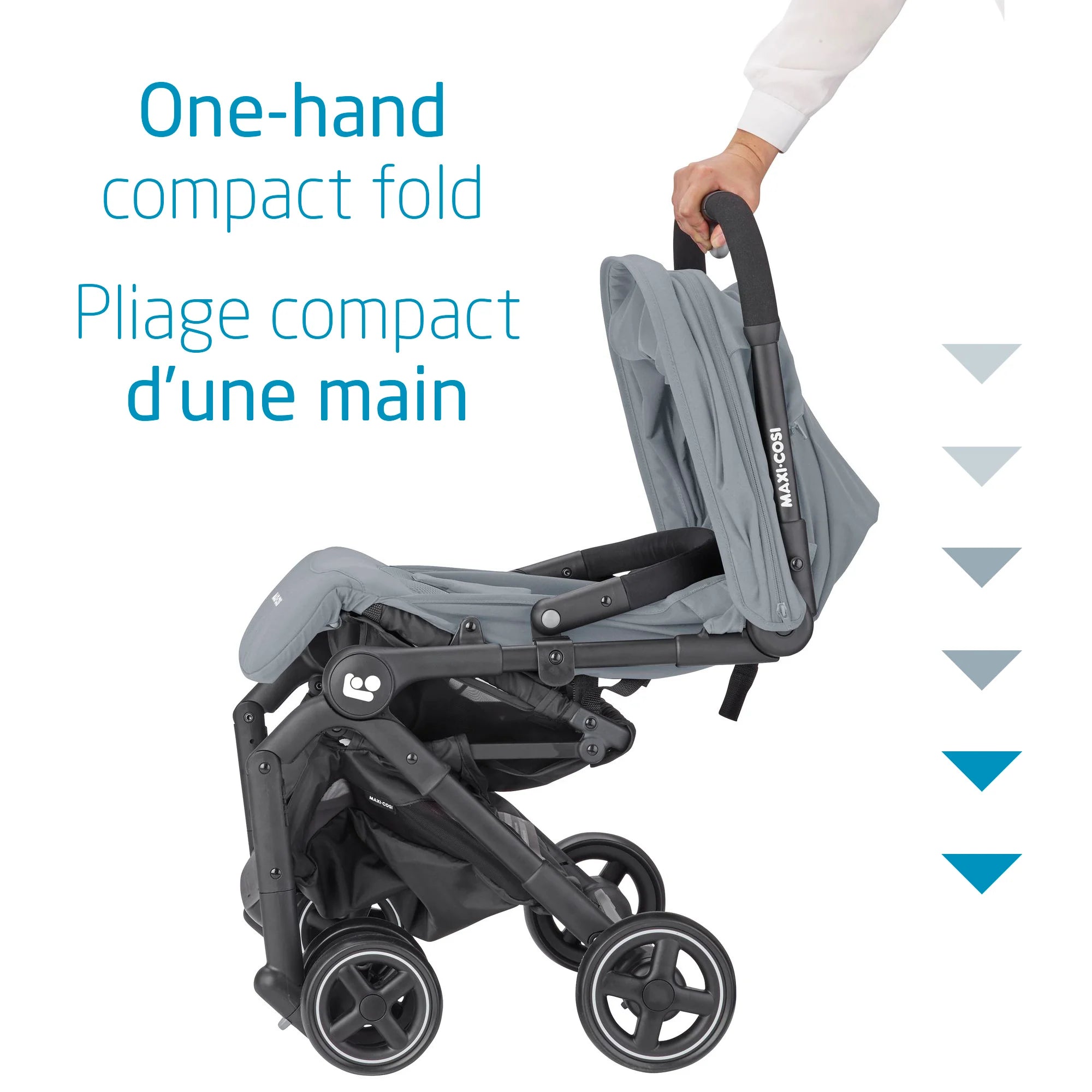 Maxi Cosi Lara Ultracompact Stroller Essential Grey Bambino