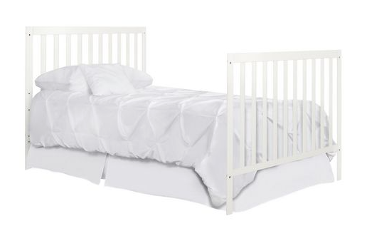The Mini 3-in-1 Convertible Crib | White