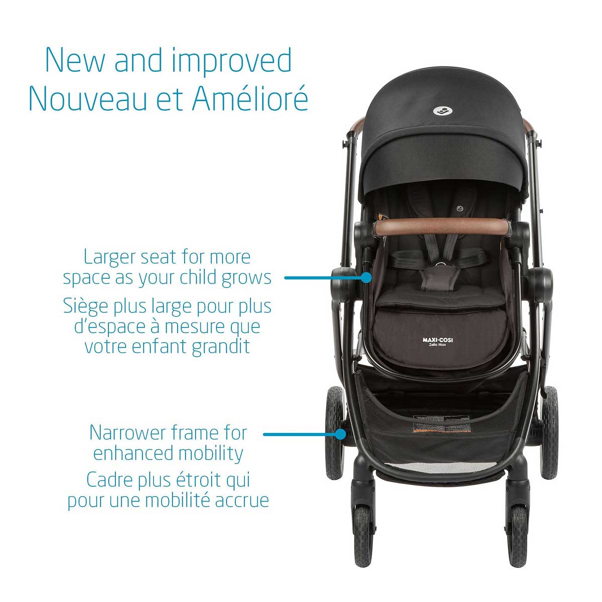maxi-cosi zelia 5-in-1 travel system in pure cosi Maxi Cosi Zelia Max 5-in-1 Modular Travel System