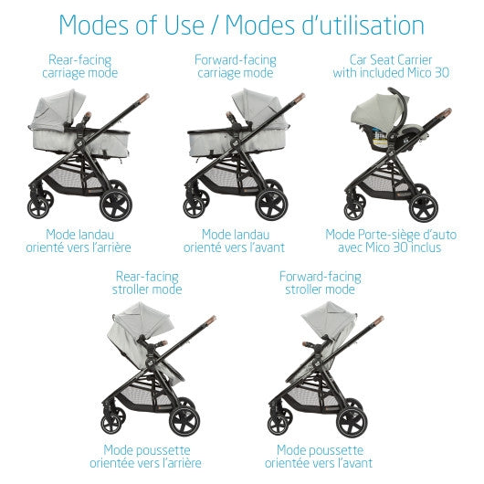 maxi cosi foray stroller instructions Maxi Cosi Zelia Max 5-in-1 Modular Travel System
