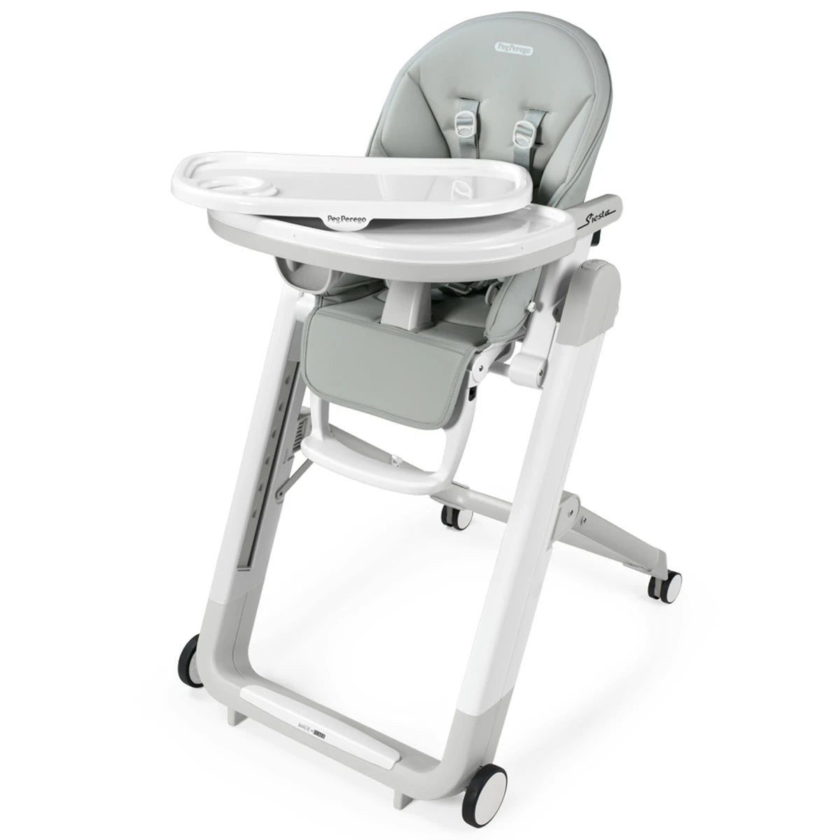 Peg Perego Agio Siesta High Chair | Pure Grey